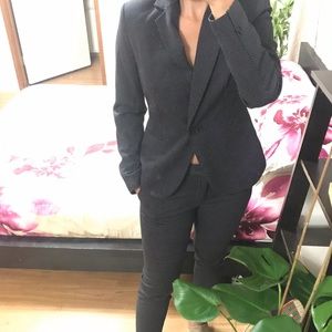 ZARA Basic Textured Suit Set